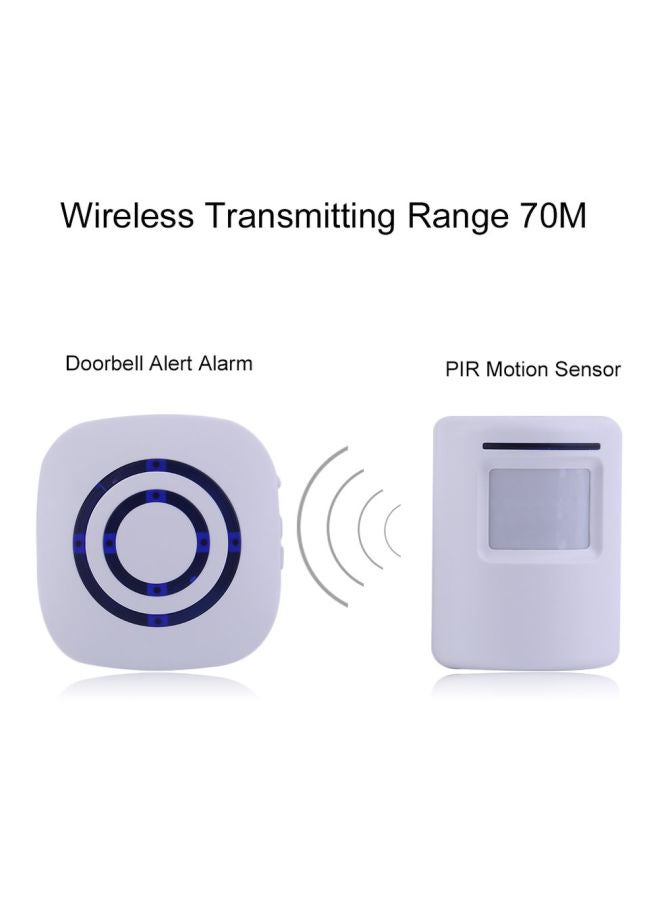 Generic - Wireless Digital Doorbell With PIR Sensor White - Image 1