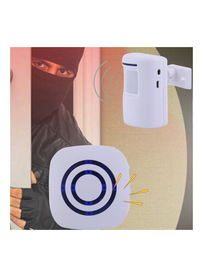 Generic - Wireless Digital Doorbell With PIR Sensor White - Image 1