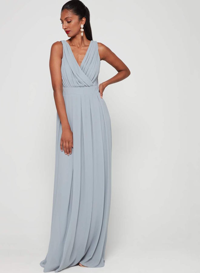 tfnc LONDON - Kesha Pleated Dress Blue - Image 1