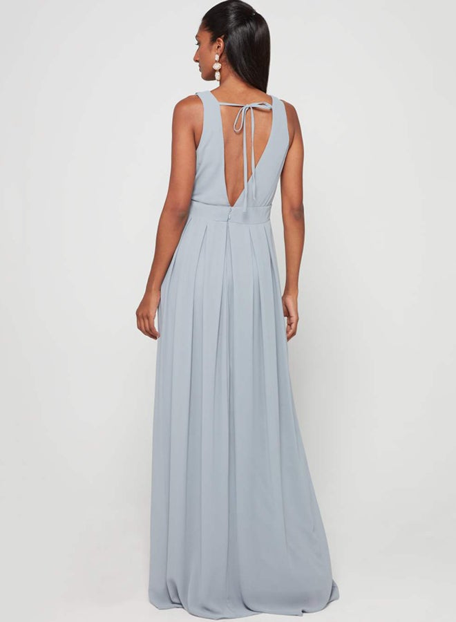 tfnc LONDON - Kesha Pleated Dress Blue - Image 1