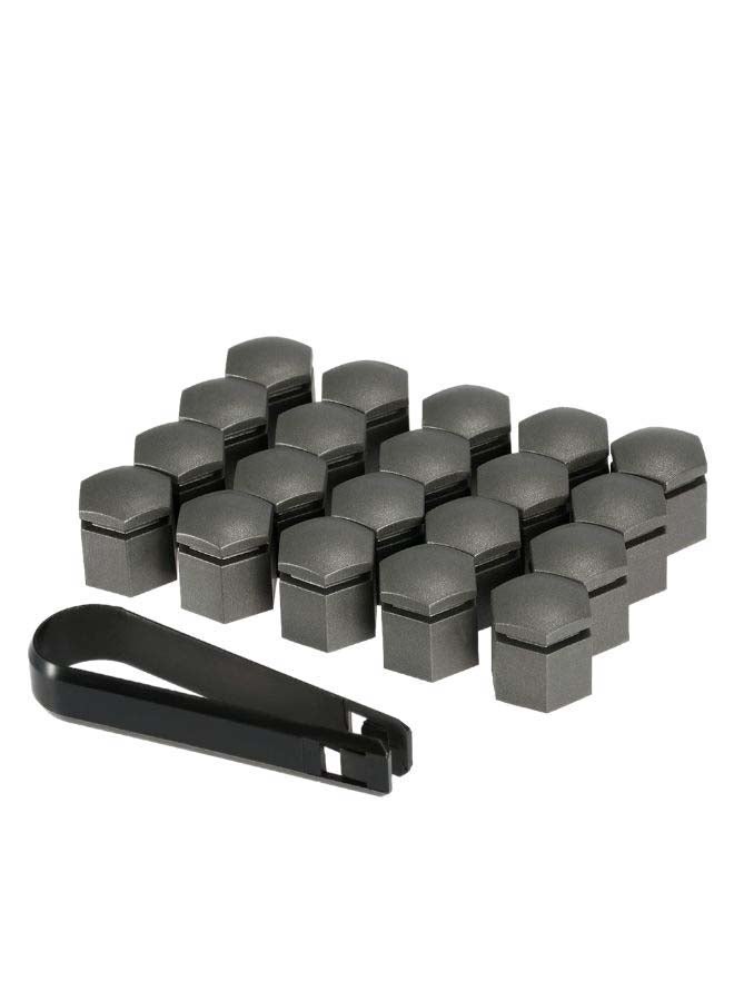 Generic 20-Piece Car Wheel Nut Bolt Set With Clip  - Image 1