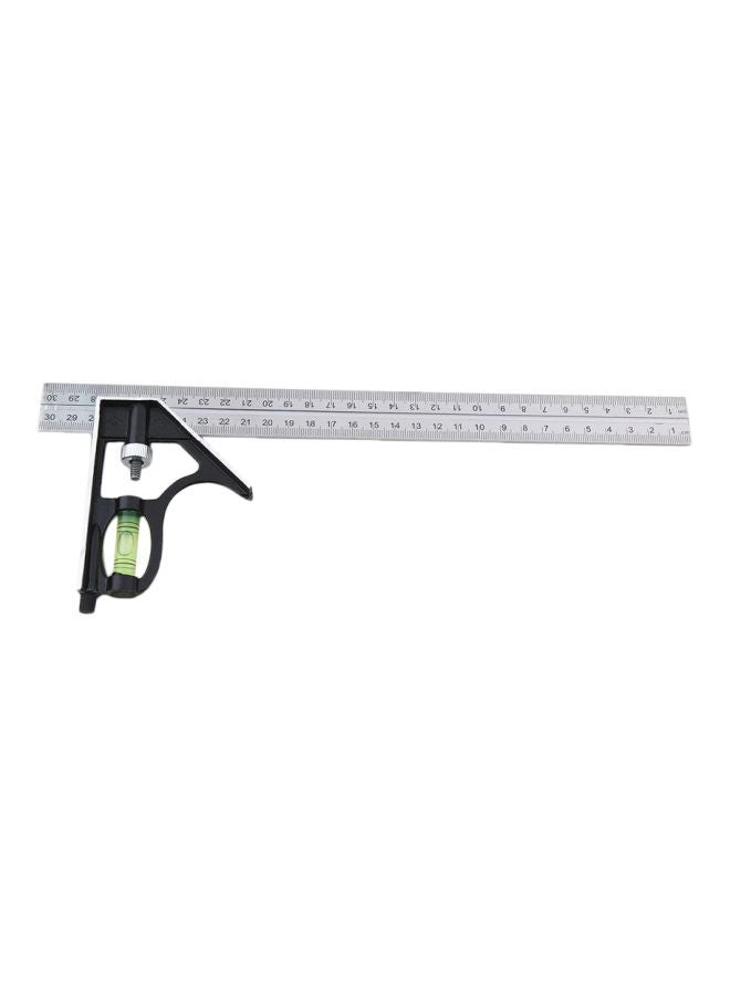 Generic Stainless Steel Adjustable Right Angle Ruler Silver  - Image 3