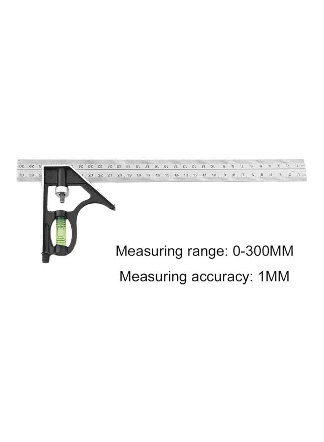 Generic Stainless Steel Adjustable Right Angle Ruler Silver  - Image 5