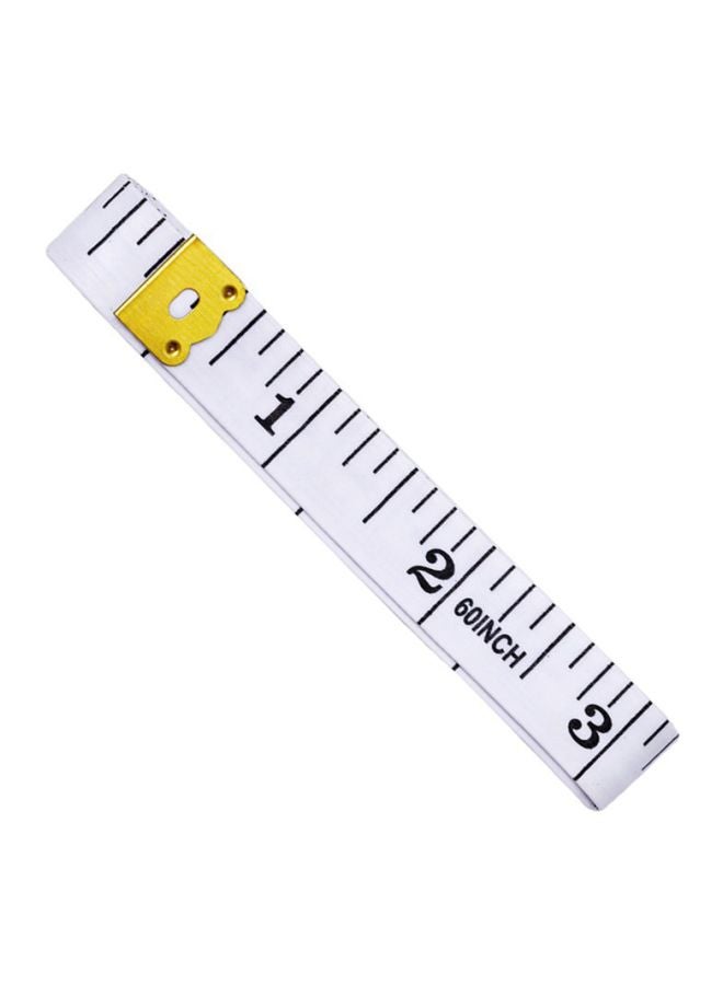 Generic Plastic Measuring Tape White/Black/Gold 150centimeter  - Image 3