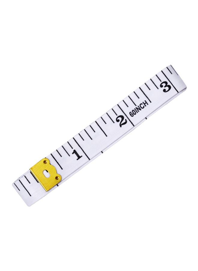 Generic Plastic Measuring Tape White/Black/Gold 150centimeter  - Image 2