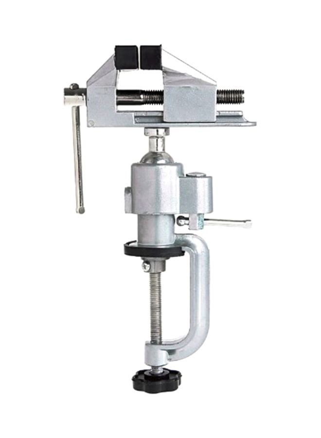 2-In-1 360 Degree Rotating Universal Vise Silver - Image 1