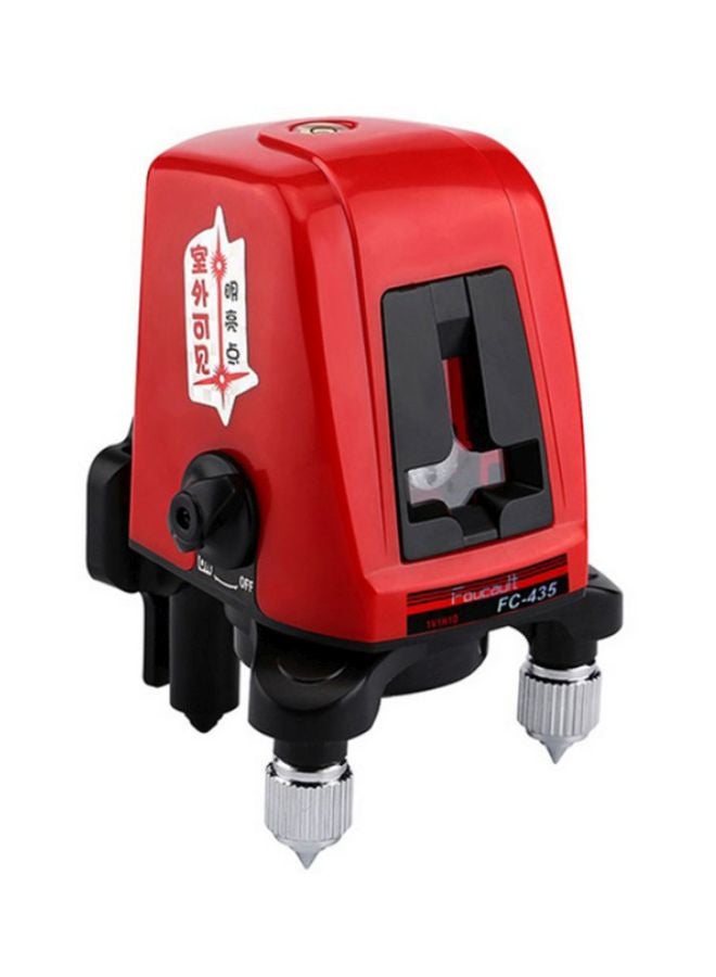 Generic Self-Leveling Laser Meter Red/Black/Silver 98x128mm  - Image 4