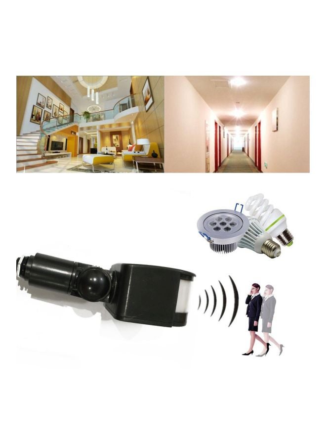 Generic - Motion Sensor Light Switch Black 16x5.8x4.6centimeter - Image 1