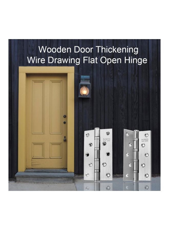 مفصلة للباب من الإستانلس ستيل فضي - Image 2