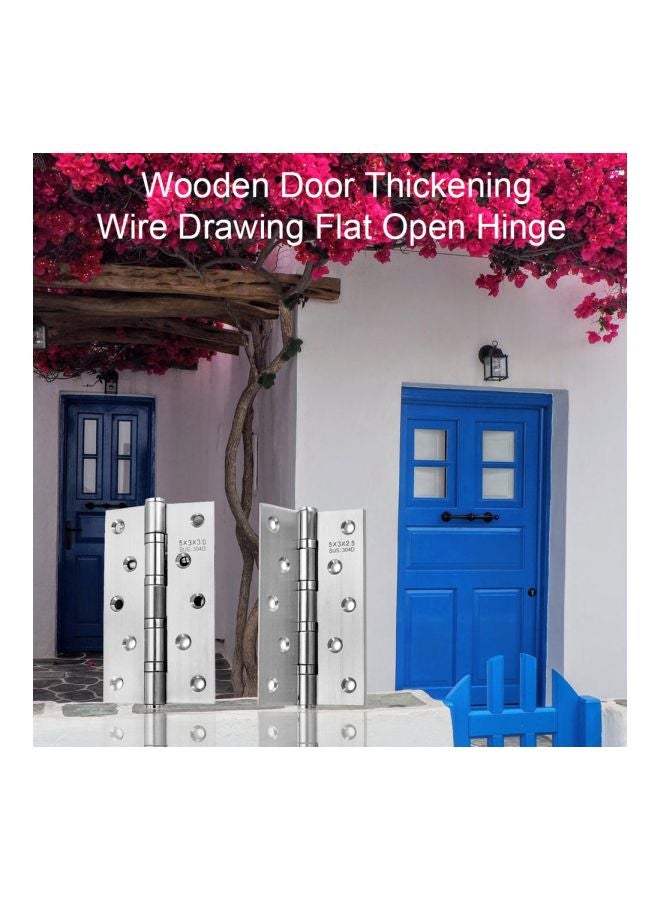 مفصلة للباب من الإستانلس ستيل فضي - Image 5