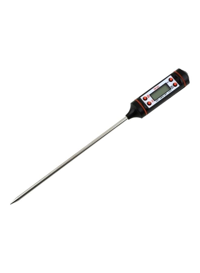 Digital Food Thermometer With Holder Black/Silver 225x21mm - Image 1