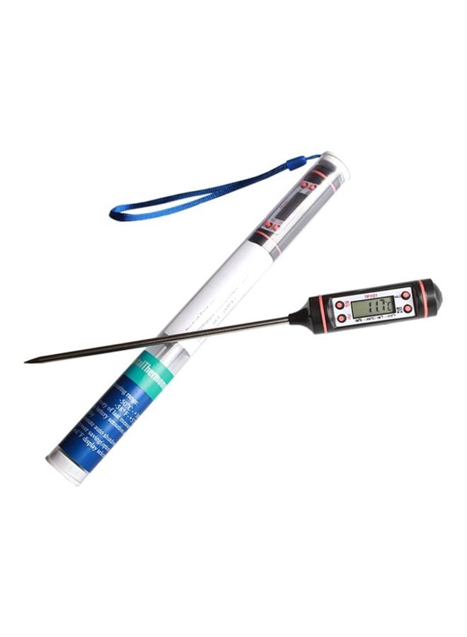 Digital Food Thermometer With Holder Black/Silver 225x21mm - Image 2
