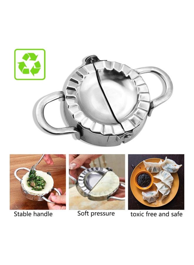 Dumpling Mold Silver 130x55x30mm - Image 2