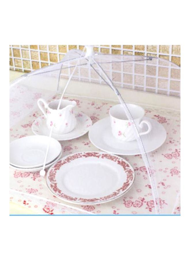 Square Foldable Mesh Food Cover White 12inch  - Image 5