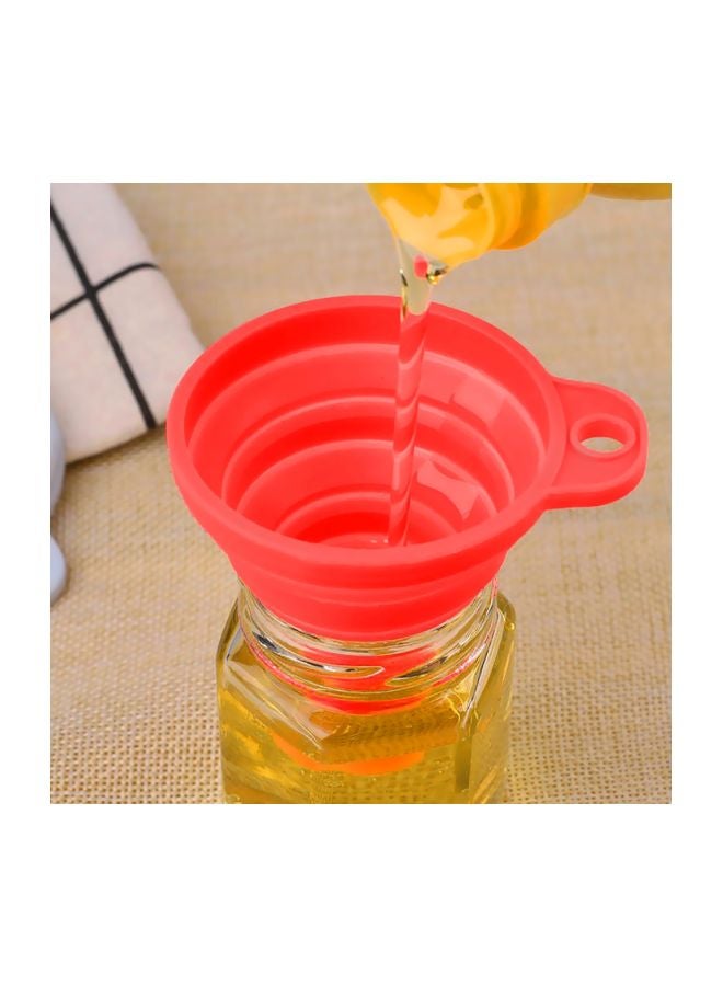Generic - Collapsible Silicone Funnel Red 150x30x120cm - Image 1