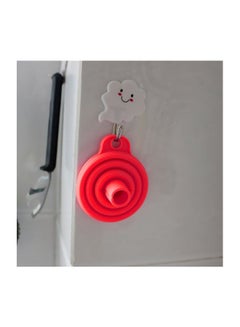 Generic Collapsible Silicone Funnel Red 150x30x120cm  - Image 5