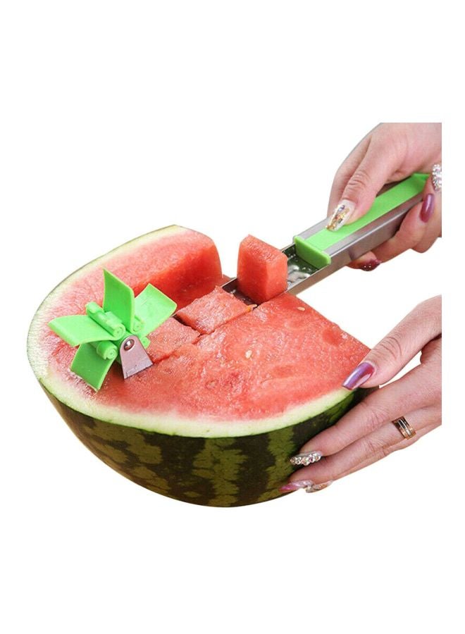 أداة تقطيع البطيخ أخضر/فضي  - Image 5