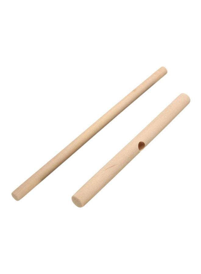 T-Shaped Wooden Pancake Tool Beige 12x15.5cm - Image 3
