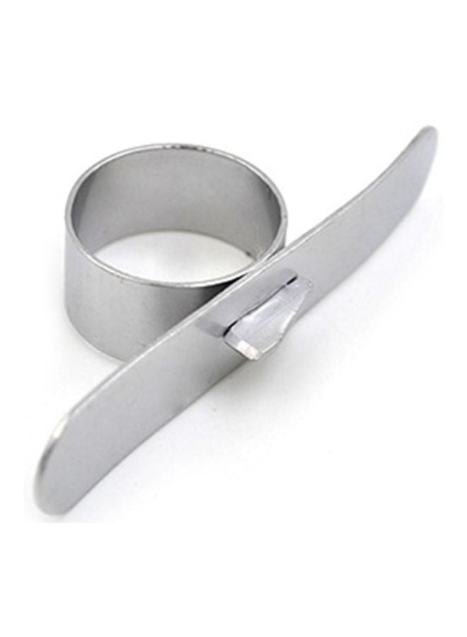Stainless Steel Ring Peeler Silver  - Image 3