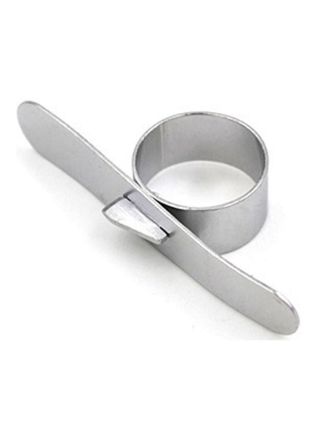 Stainless Steel Ring Peeler Silver  - Image 4