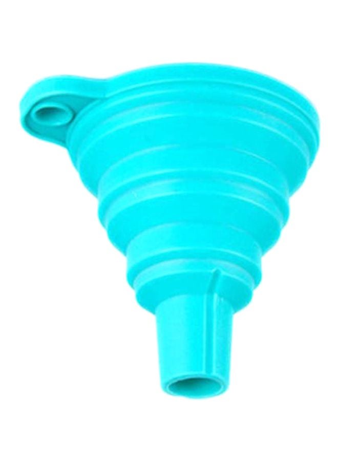 Collapsible Silicone Funnel Blue  - Image 1