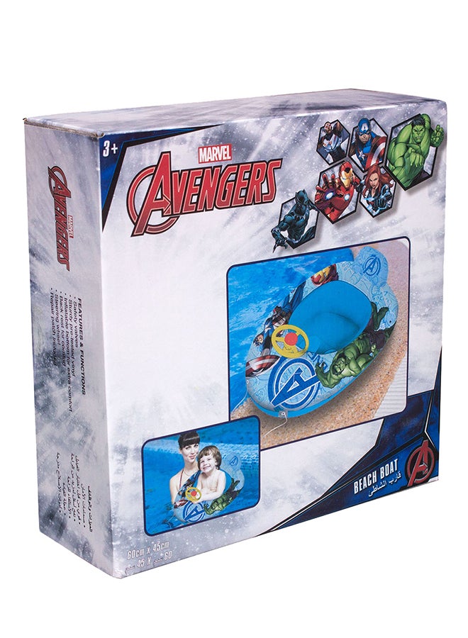 MARVEL Avengers Printed Inflatable Beach Boat - Image 2