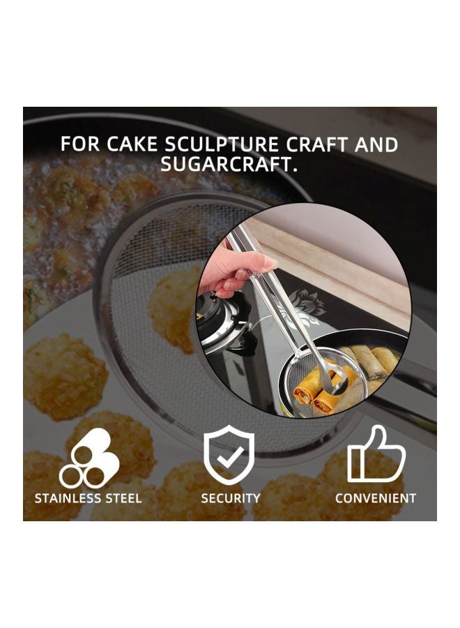 Multi-Functional Filter Spoon With Clip Silver 280x100mm
