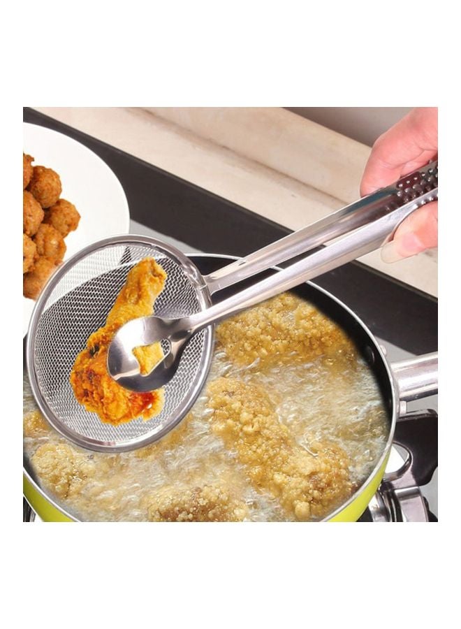 Multi-Functional Filter Spoon With Clip Silver 280x100mm