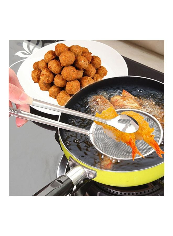 Multi-Functional Filter Spoon With Clip Silver 280x100mm
