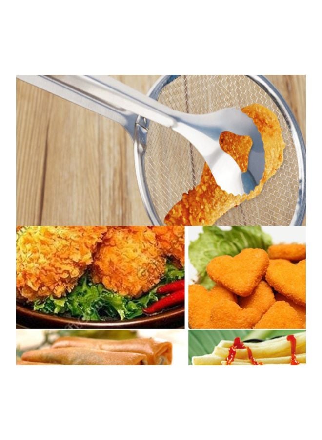 Multi-Functional Filter Spoon With Clip Silver 280x100mm