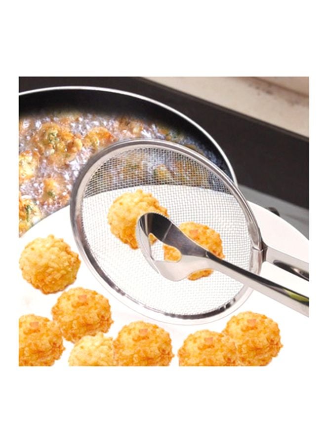 Multi-Functional Filter Spoon With Clip Silver 280x100mm
