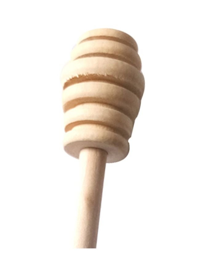 Wooden Honey Dipper Stick Beige 16x2.6centimeter  - Image 2