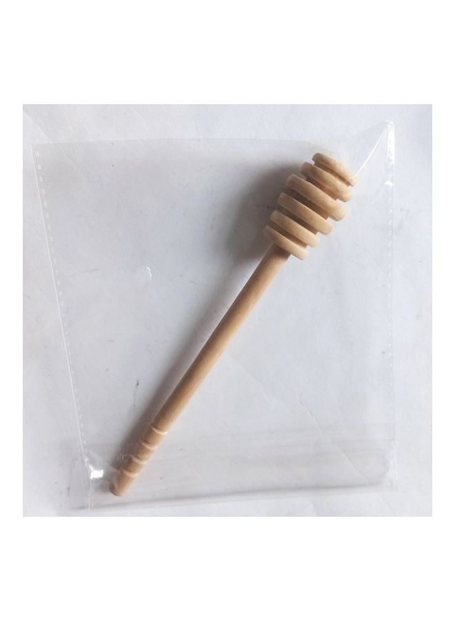 Wooden Honey Dipper Stick Beige 16x2.6centimeter  - Image 3