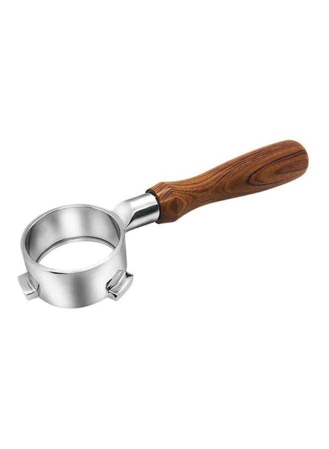 Stainless Steel Coffee Bottomless Portafilter Brown/Silver 54mm - Image 3
