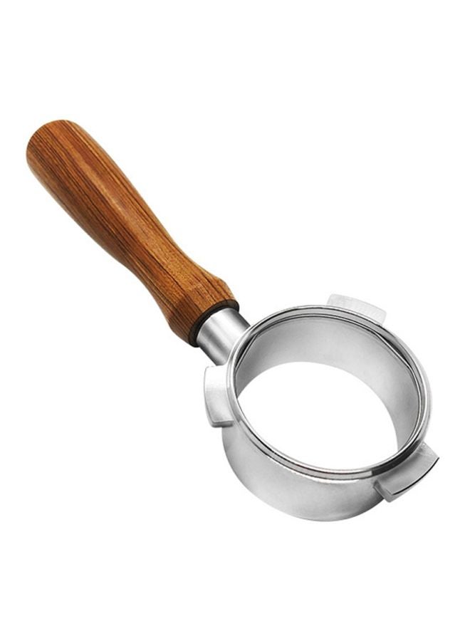 Stainless Steel Coffee Bottomless Portafilter Brown/Silver 54mm - Image 4