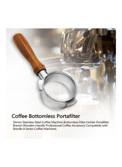 Stainless Steel Coffee Bottomless Portafilter Brown/Silver 54mm - v1593176117/N38916211A_6