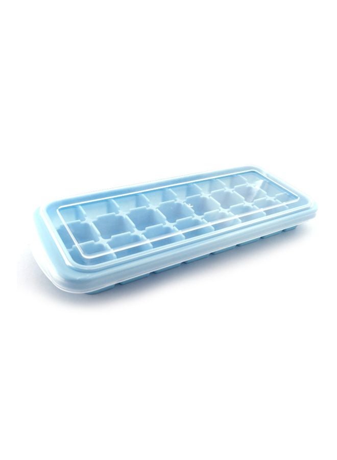 Ice Cube Tray With Lid Blue/Clear 26x3x12centimeter  - Image 4