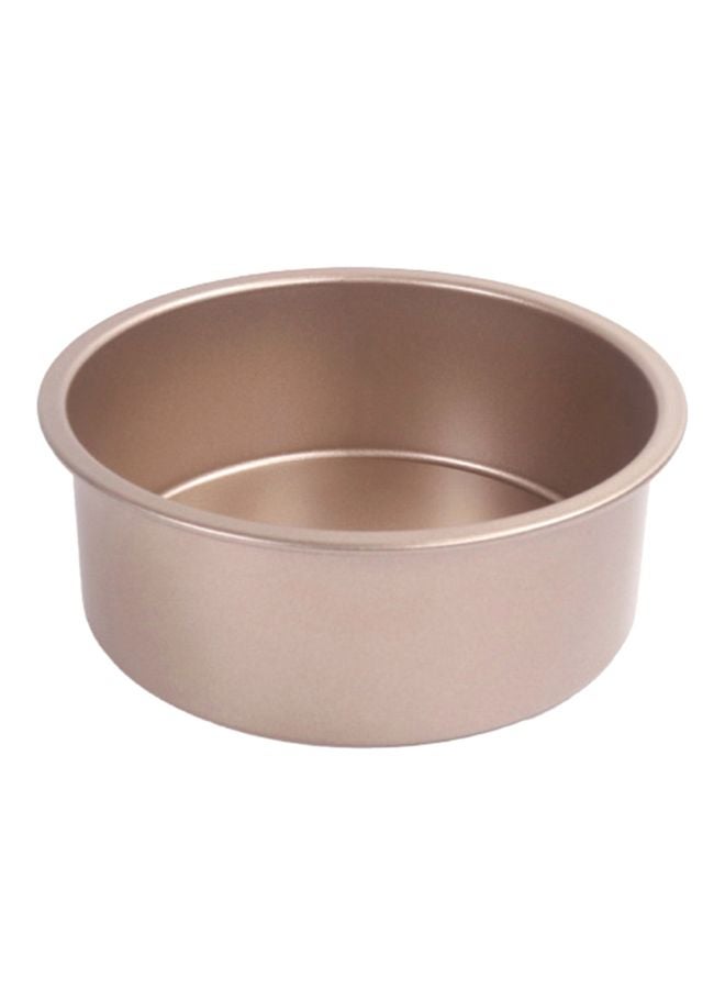 Carbon Steel Mobilizable Bottom Cake Mould Gold 17x6.10x15.30cm  - Image 1