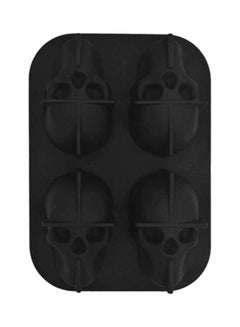Generic Skull Shape Silicone Ice Mould Black 3.35x4.45inch  - Image 1
