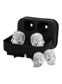 Generic Skull Shape Silicone Ice Mould Black 3.35x4.45inch  - Image 2