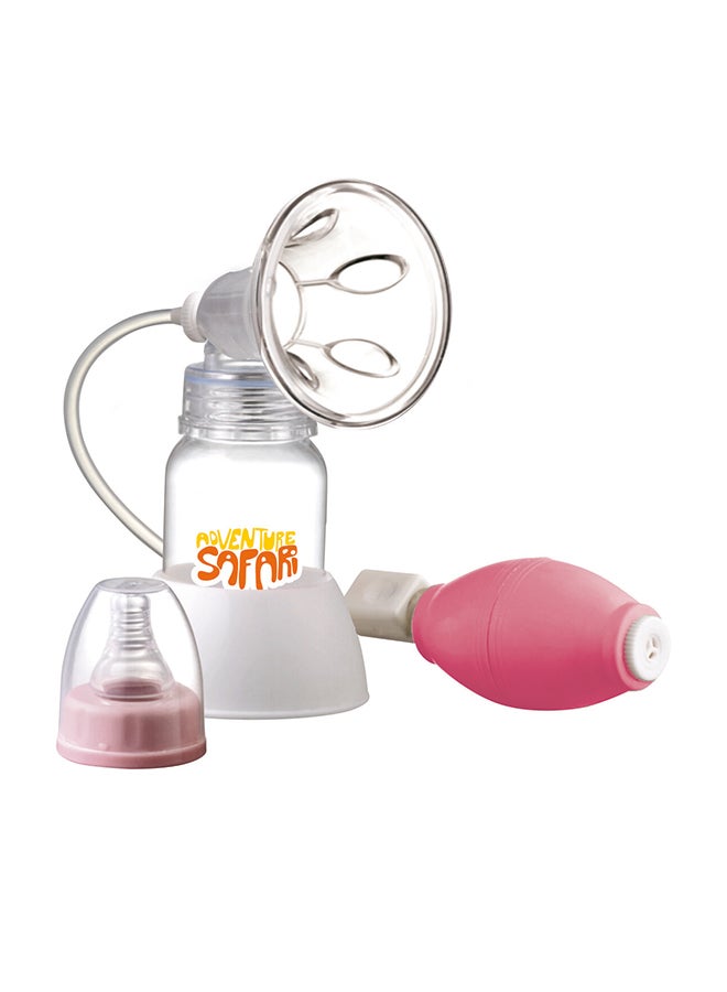 Safari Breast Pump With Feeding Bottle 