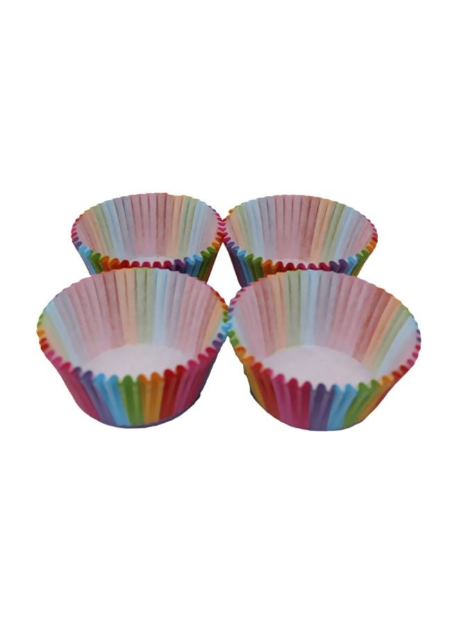 100-Piece Cupcake Moulds Multicolour 68x32mm - Image 2