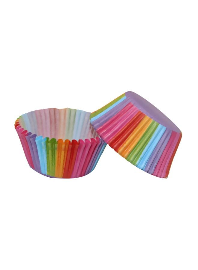 100-Piece Cupcake Moulds Multicolour 68x32mm - Image 3
