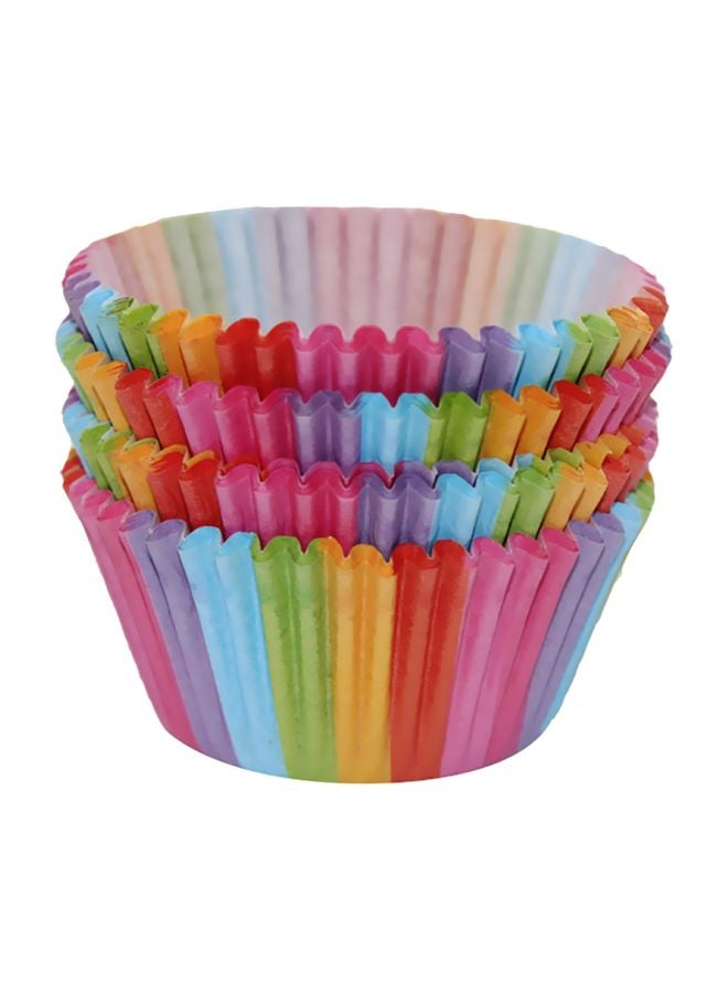 100-Piece Cupcake Moulds Multicolour 68x32mm - Image 5