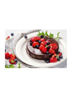 Generic Turntable Round Cake Stand White 270x68mm  - Image 3