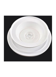 Generic Turntable Round Cake Stand White 270x68mm  - Image 2
