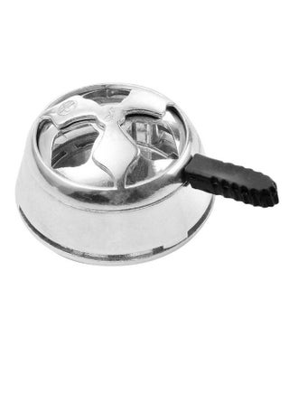 Windproof Charcoal Interval Heat Keeper Holder Silver/Black 74 x 45mm - v1593177606/N38938190A_1