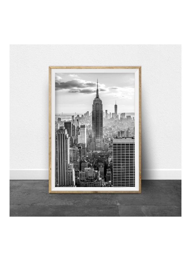 Decorative Wall Painting Black/Grey/White 43x5x5centimeter - Image 2