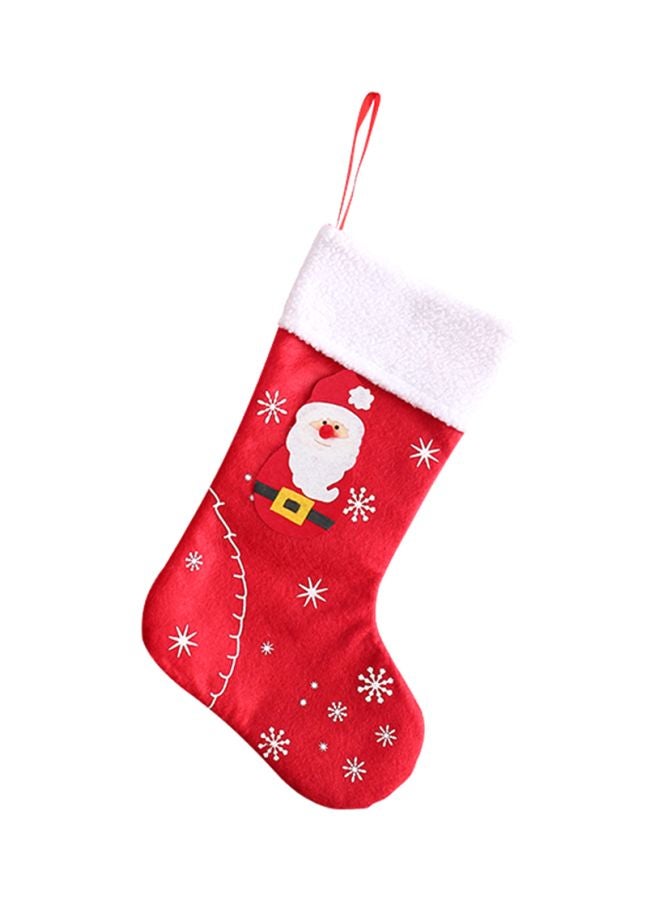 Christmas Hanging Candy Bag Red/White/Black 31x21x1centimeter - Image 1