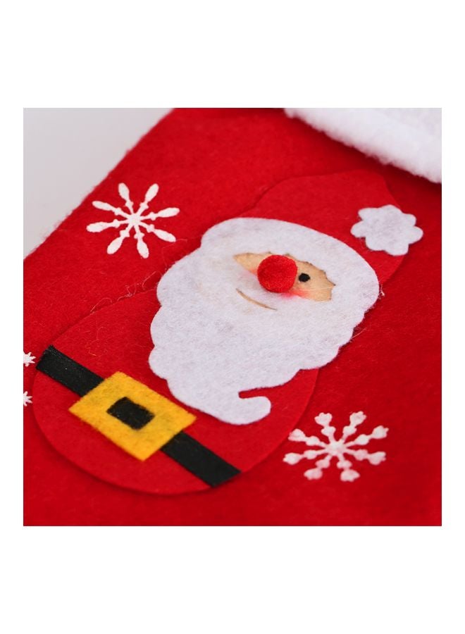 Christmas Hanging Candy Bag Red/White/Black 31x21x1centimeter - Image 5